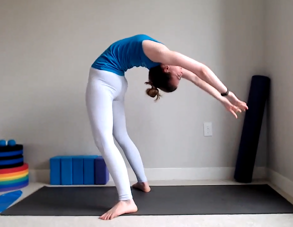 Drills to Improve Your Bridge - Standing Bridge Stretch