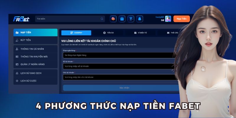 Tổng hợp 4 cách nạp tiền Fabet dễ dàng