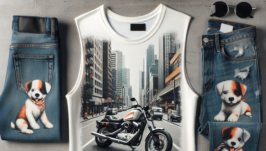 Livin the Dream Snoopy White Tank Top Motorcycle