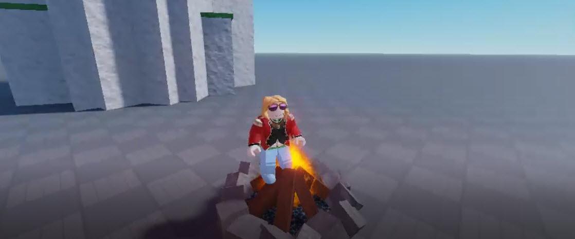 A video game of a person sitting on a fire

AI-generated content may be incorrect.