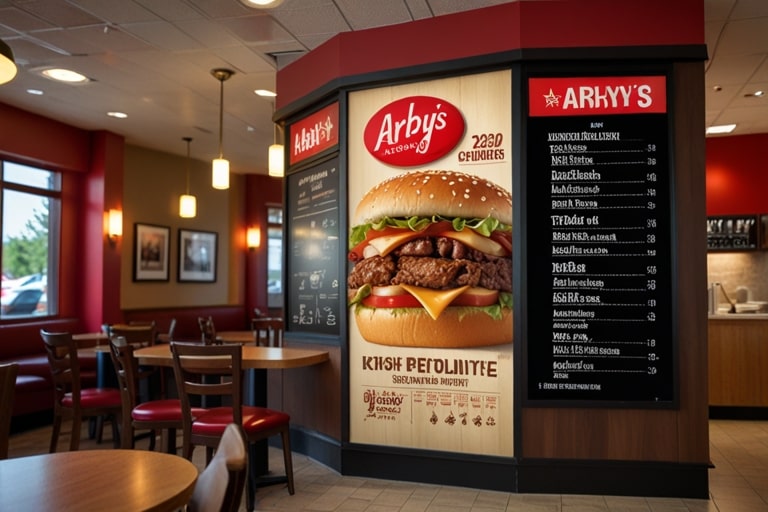 Arby's Menu with Prices
