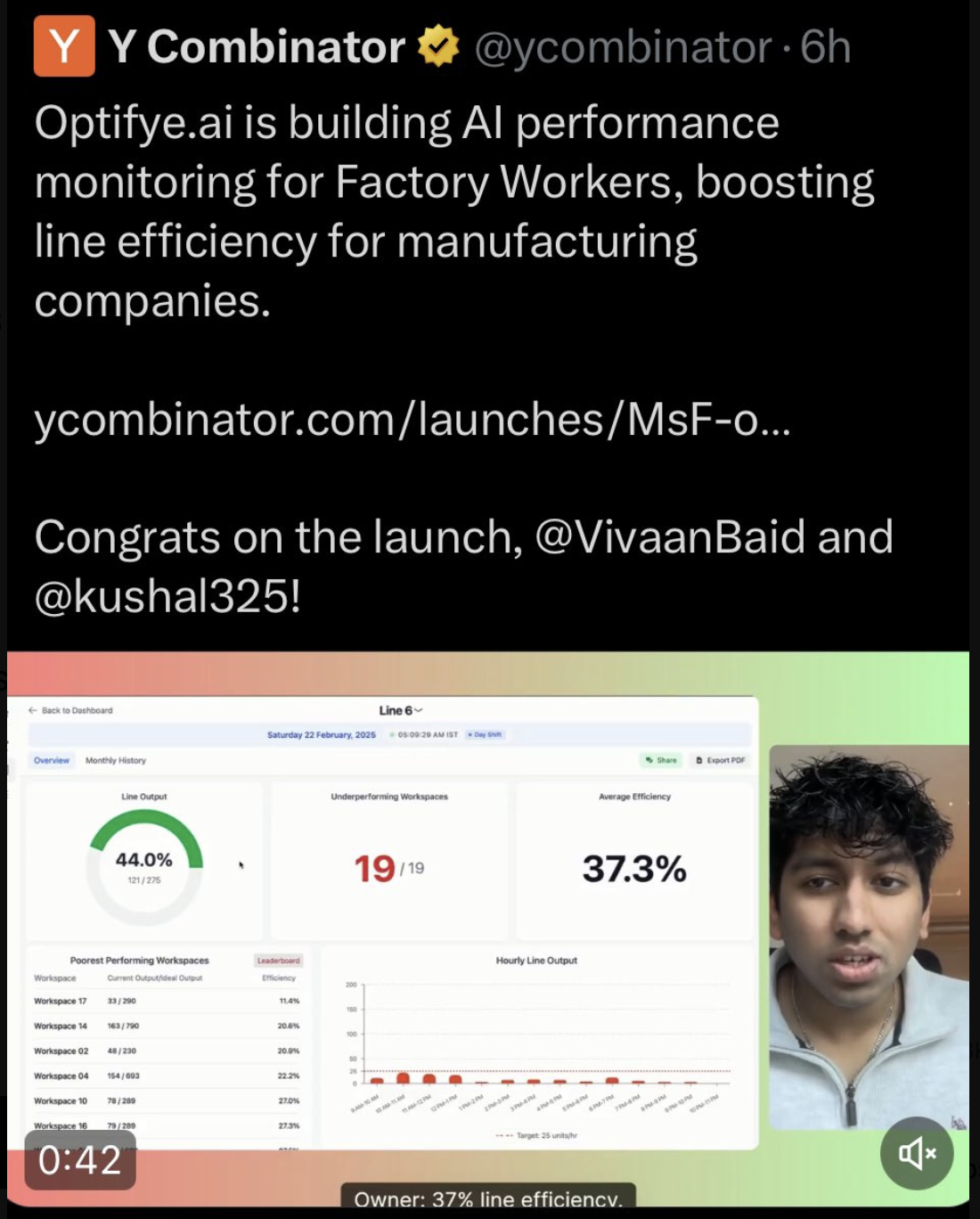 Y Combinator Supports AI Startup Dehumanizing Factory Workers