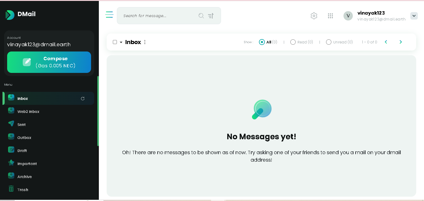 dmail inbox