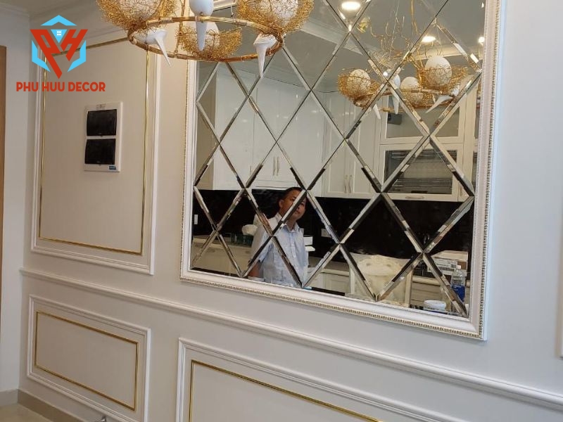 Phào chỉ nhựa PU có độ bền cao, phù hợp nhiều phong cách