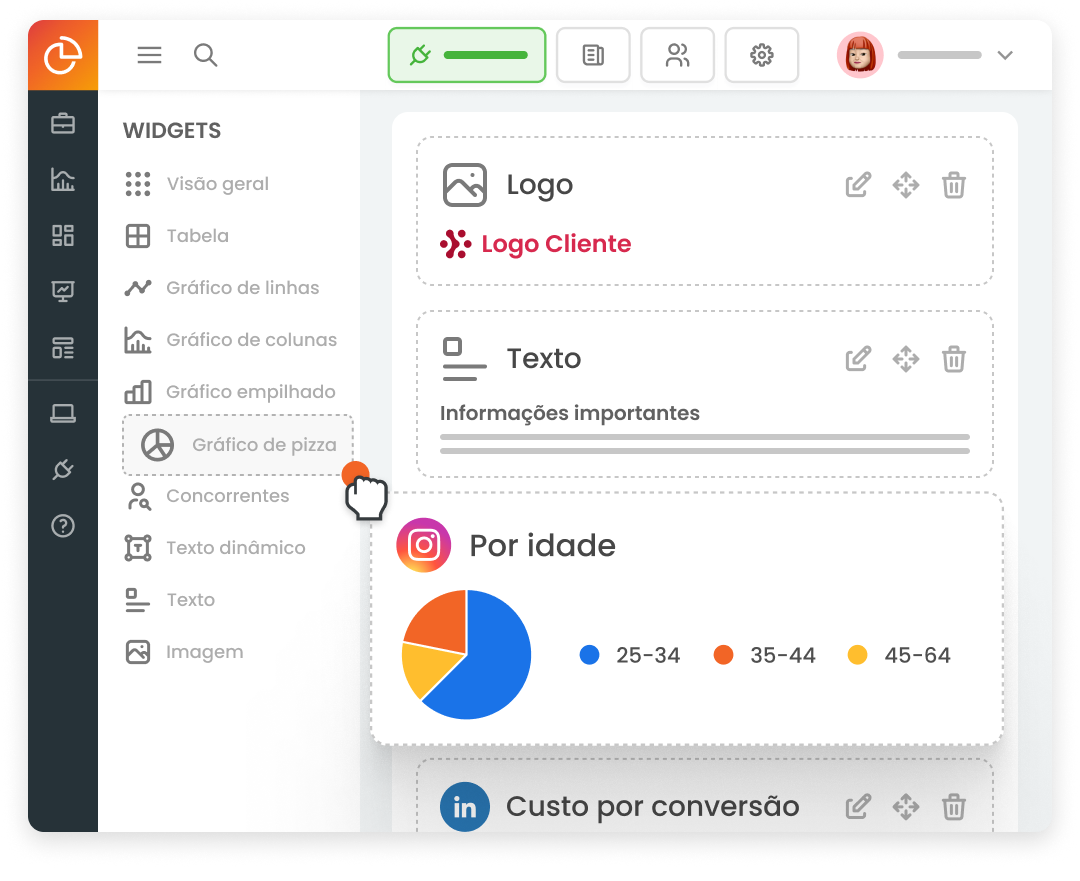 Interface do mLabs DashGoo