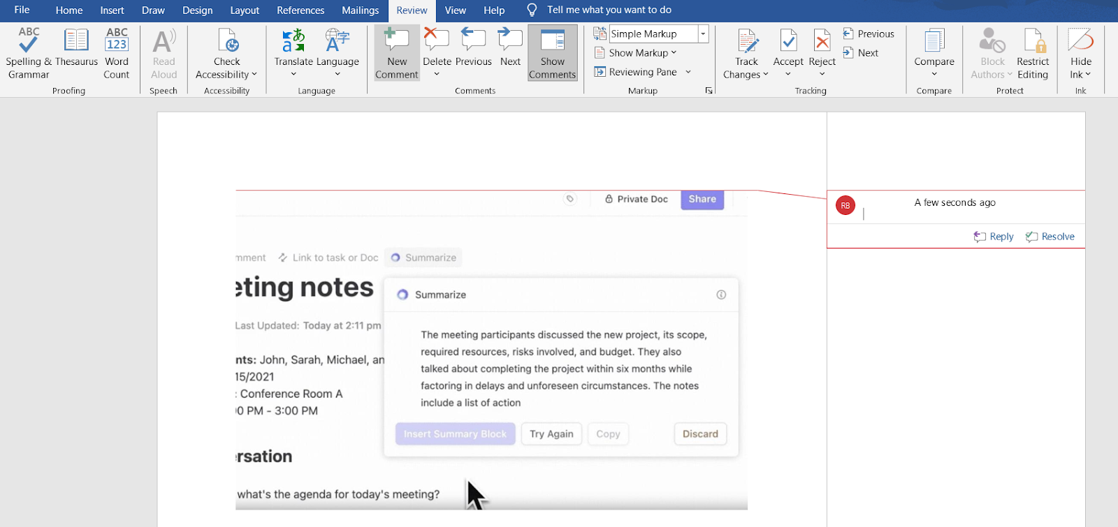 Add comments to the image in Microsfot word: how to annotate in microsoft word