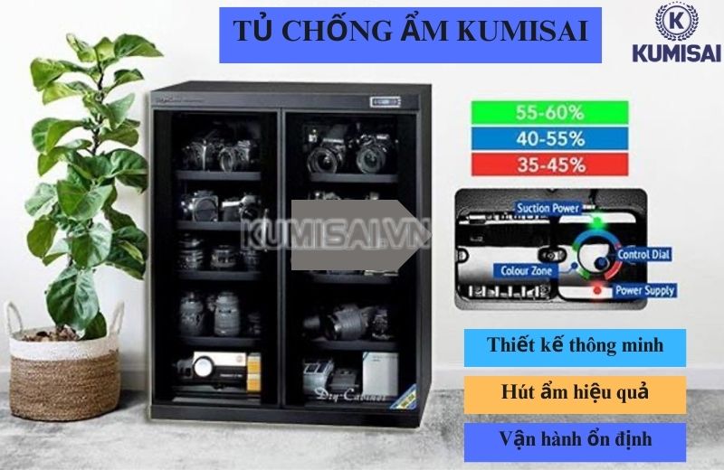 Kumisai – Thương hiệu cung cấp tủ chống ẩm máy ảnh giá rẻ