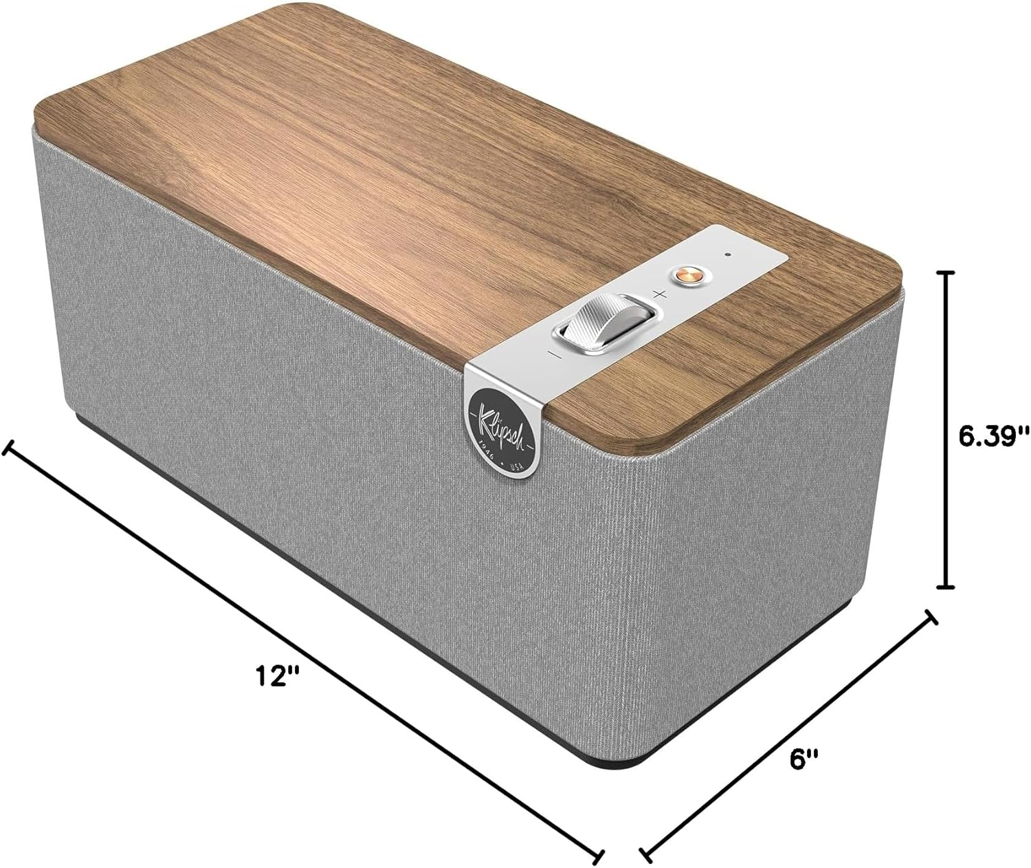 Klipsch The One Plus dimensions.
