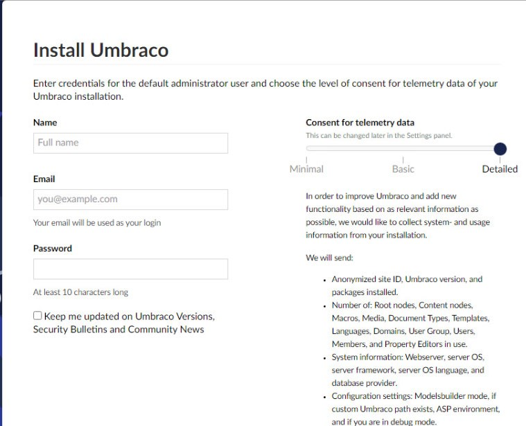 access Umbraco