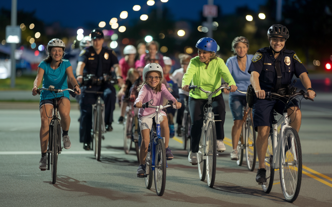 Greeley Police Moonlight Bike Ride