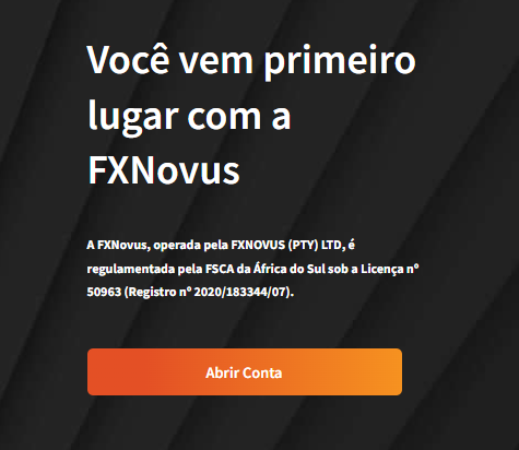 Leia mais sobre a FXNovus - corretor regulado e seguro