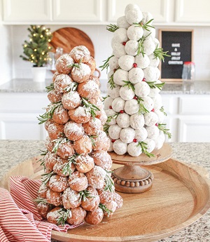 Christmas Donut Tree