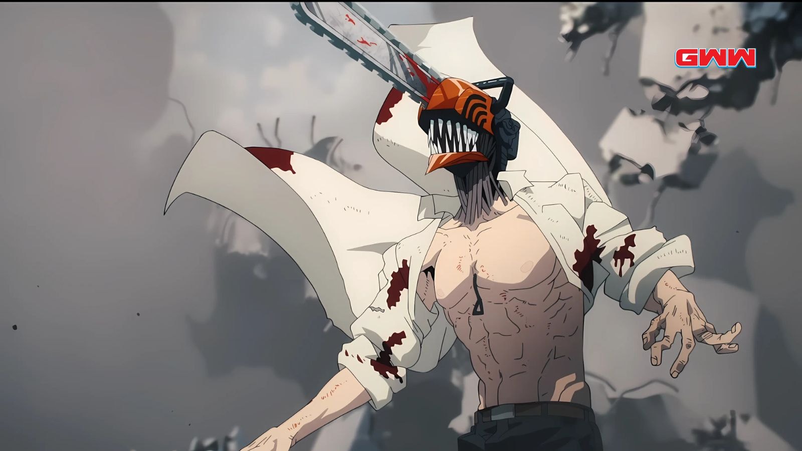 Kikunosuke Toya as Denji in Chainsaw Man