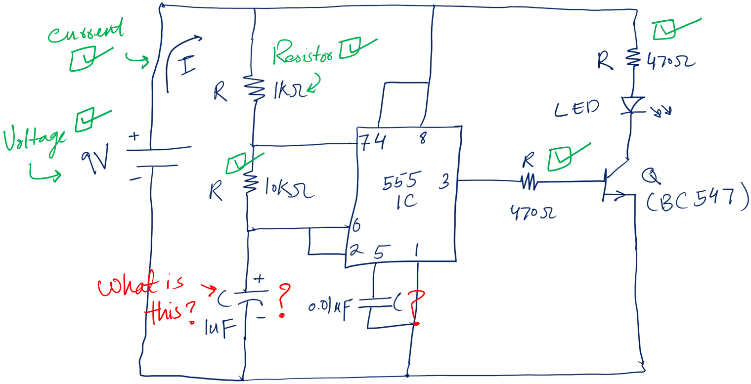 Learning electronics basics