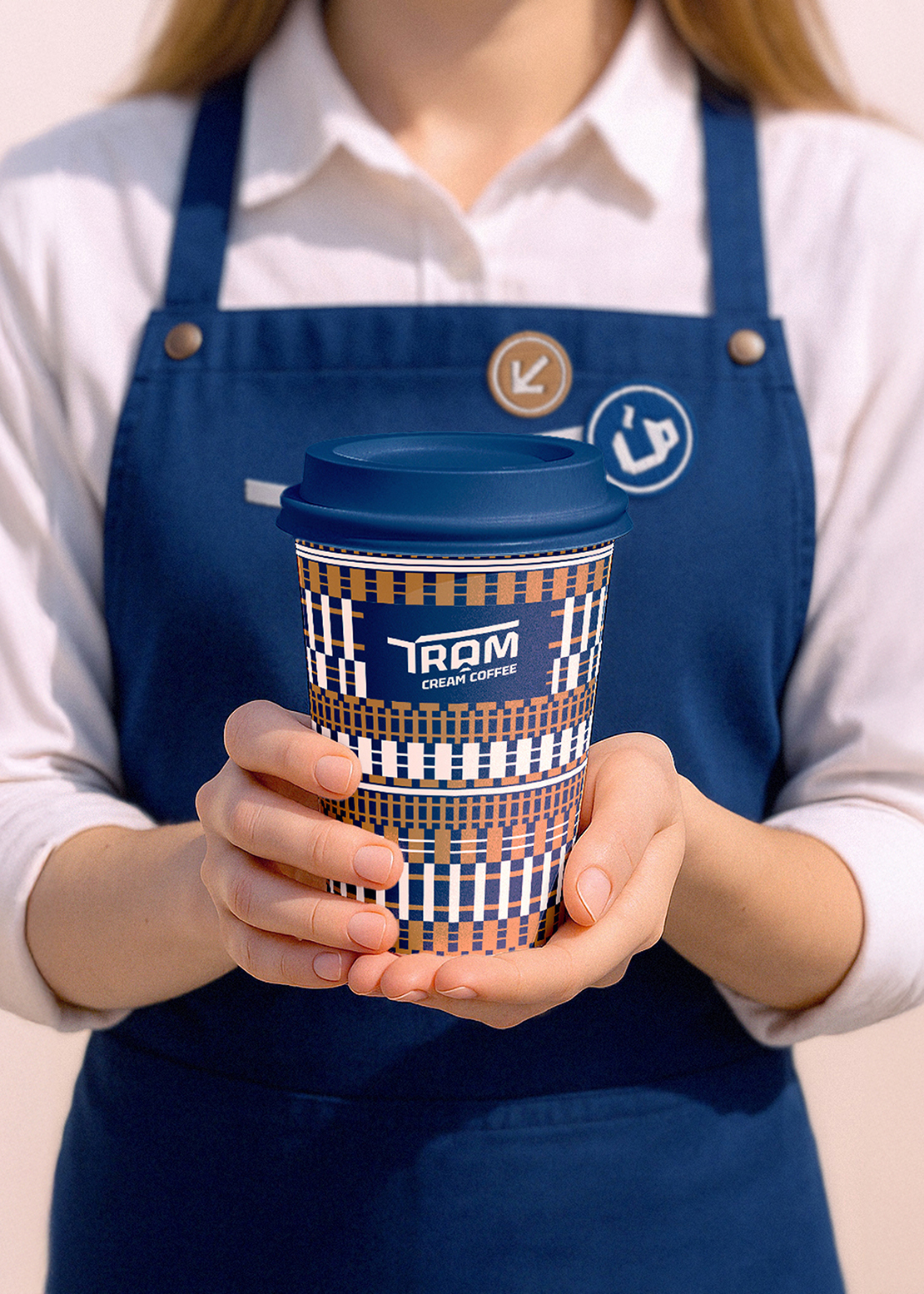 Image from the Tram Cream Coffee: A Journey in Branding & Packaging Designarticle on Abduzeedo