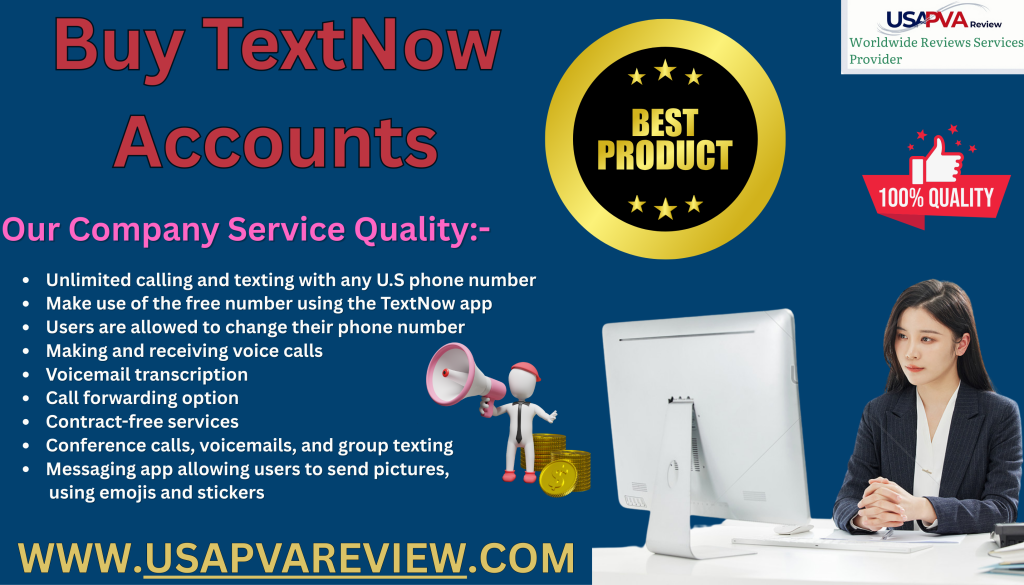 Buy TextNow Accounts