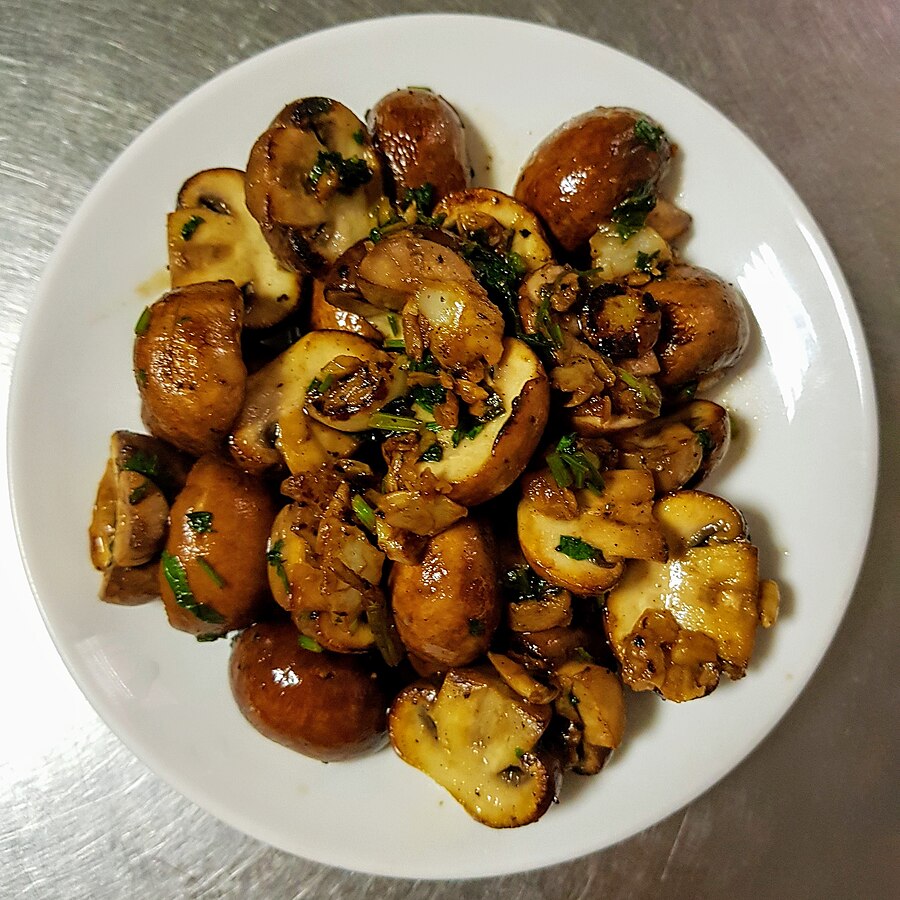 mushroom dish in Romania 