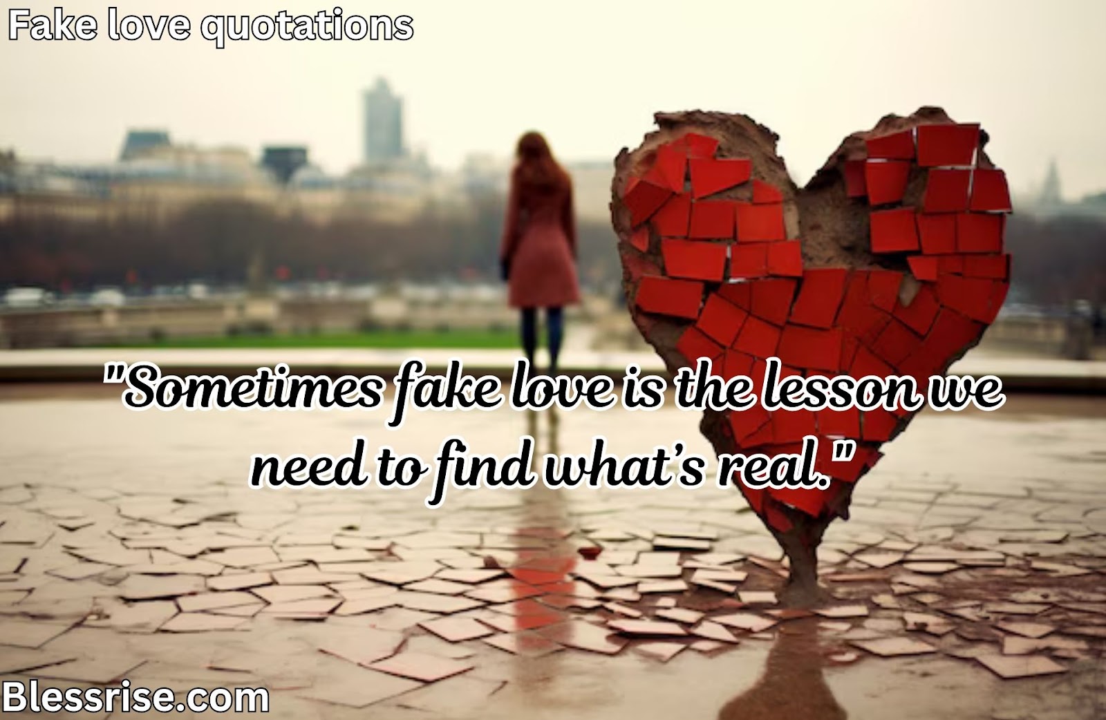 "how to know if love is real or fake"
