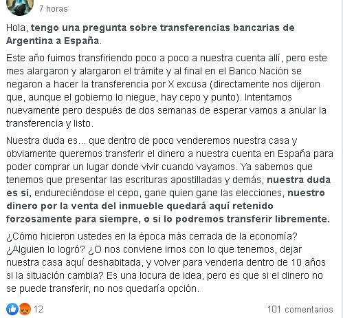 Cómo llevar dinero a España desde Argentina