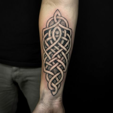 Celtic Knot Rope Tattoo