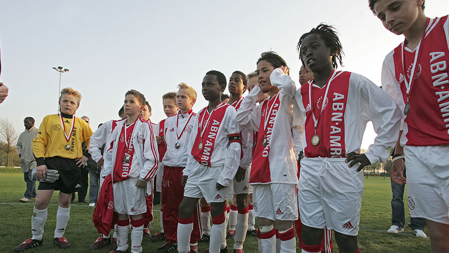 Quincy Promes in the Ajax Youth Academy