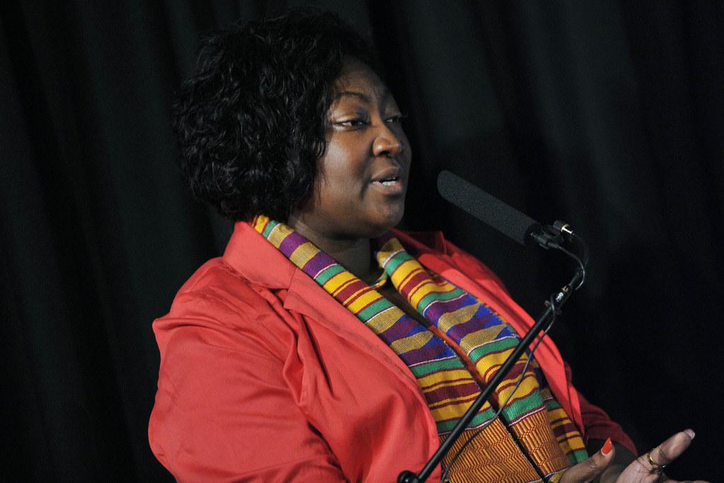 A photo of Lady Phyll discussing misogyny, race, and whether we need more lesbian national treasures with fellow panelists at the Global Gay Rights at Southbank Centre in 2014. Credit: Southbank Centre