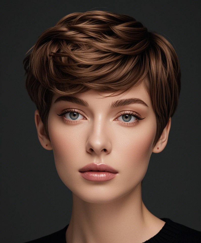 Sophisticated & Timeless: The Classic Long Pixie Cut