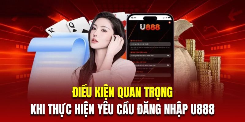 điều kiện đăng nhập u888