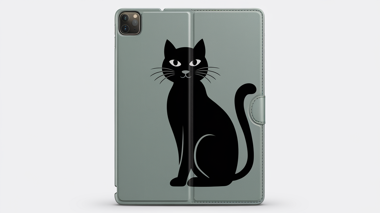 MXFDEGF Lenovo Tab M9 cover black cat 