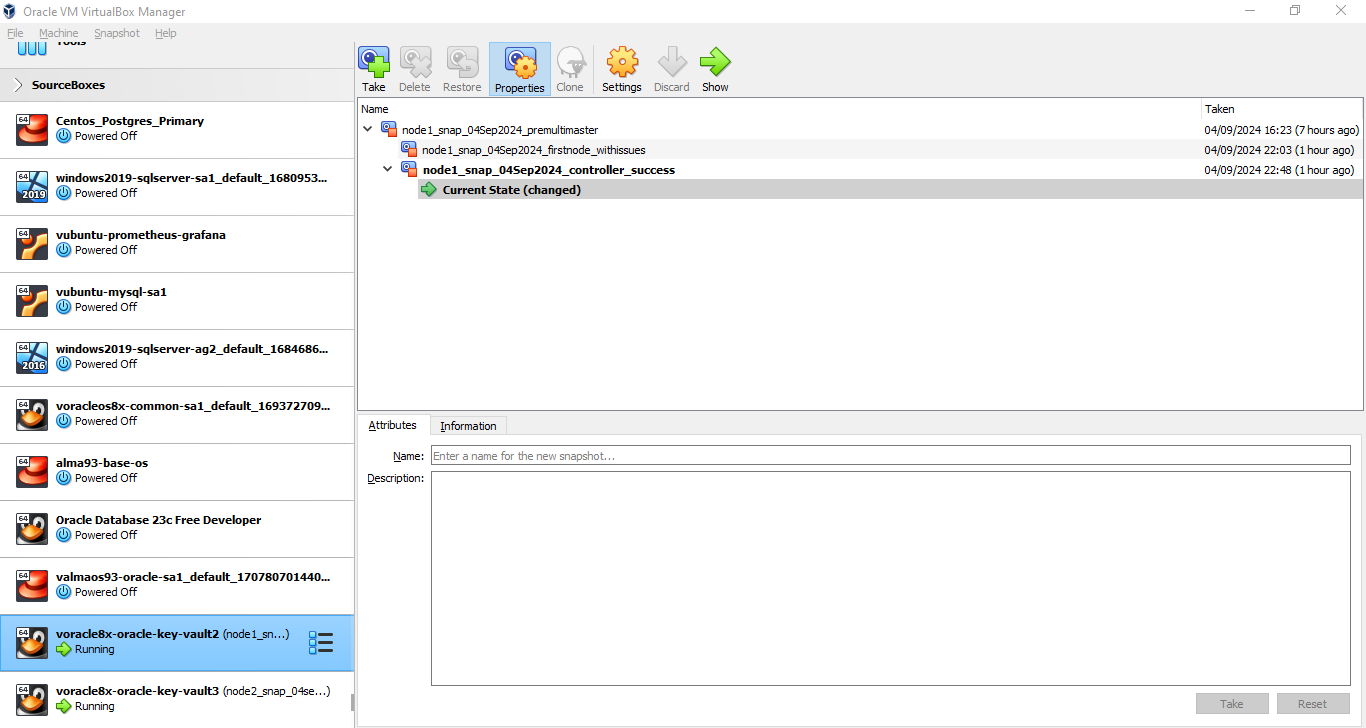 Oracle VM VirtualBox Manager