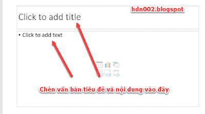 Hướng Dẫn Chèn Văn Bản, Hình Ảnh, Video và Âm Thanh Khi Tạo Bài Thuyết Trình Bằng PowerPoint - hdn002.blogspot.com