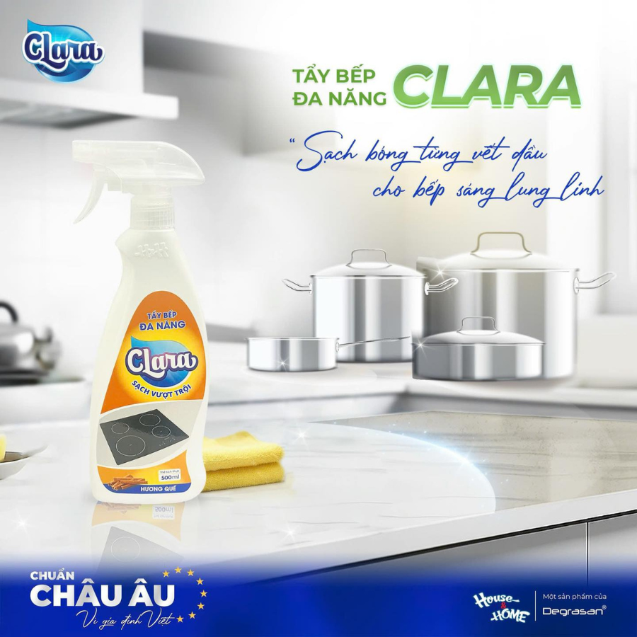 Tẩy bếp đa năng Clara