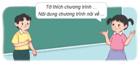 BÀI 5. SỬ DỤNG MÁY THU HÌNH1. TÁC DỤNG CỦA MÁY THU HÌNHCâu 1: Em hãy quan sát Hình 1 và cho biết tác dụng của máy thu hình?Giải nhanh:Tác dụng của máy thu hình:Cập nhật tin tức thời sựGiải tríHọc tập thông qua chương trình giáo dục.2. MỐI QUAN HỆ GIỮA ĐÀI TRUYỀN HÌNH VÀ MÁY THU HÌNHCâu 1: Em hãy quan sát Hình 2 và cho biết:Các chương trình truyền hình được sản xuất ở đâu?Máy thu hình thu nhận các chuơng trình từ đài truyền hình bằng cách nào?Giải nhanh:Các chương trình truyền hình được sản xuất ở đài truyền hình.Máy thu hình thu nhận các chuơng trình từ đài truyền hình bằng cách thu tín hiệu mà đài truyền hình phát qua ăng ten hoặc cáp truyền hình.3. MỘT SỐ CHƯƠNG TRÌNH TRUYỀN HÌNHCâu 1: Em hãy đọc thông tin trong Hình 3 và cho biết tên chương trình truyền hình phù hợp với em?Giải nhanh: Tên chương trình truyền hình phù hợp với em:Giọng hát Việt nhíHọc cùng conBaby on the wayHọc thông qua chơiCâu 2: Nói với bạn tên và nội dung chương trình truyền hình mà em biết.Giải nhanh: Biệt tài tí hon: giới thiệu những tài năng nhí trong độ tuổi 3 - 9 tuổi ở mọi lĩnh vực.Giọng hát Việt nhí: tuyển chọn những giọng ca nhí từ độ tuổi 6 đên16.Follow us: học từ vựng tiếng Anh 4. SỬ DỤNG MÁY THU HÌNH