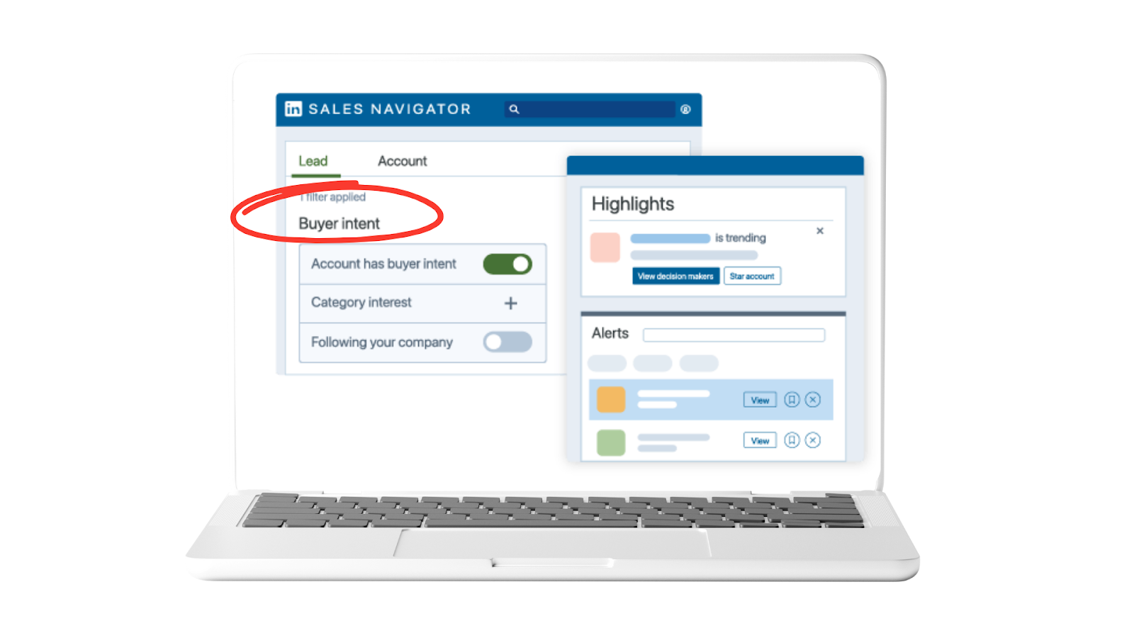 Kaufabsicht im LinkedIn Sales Navigator