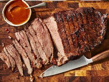 Sous Vide Beef Brisket with Ancho Chili Sauce Recipe