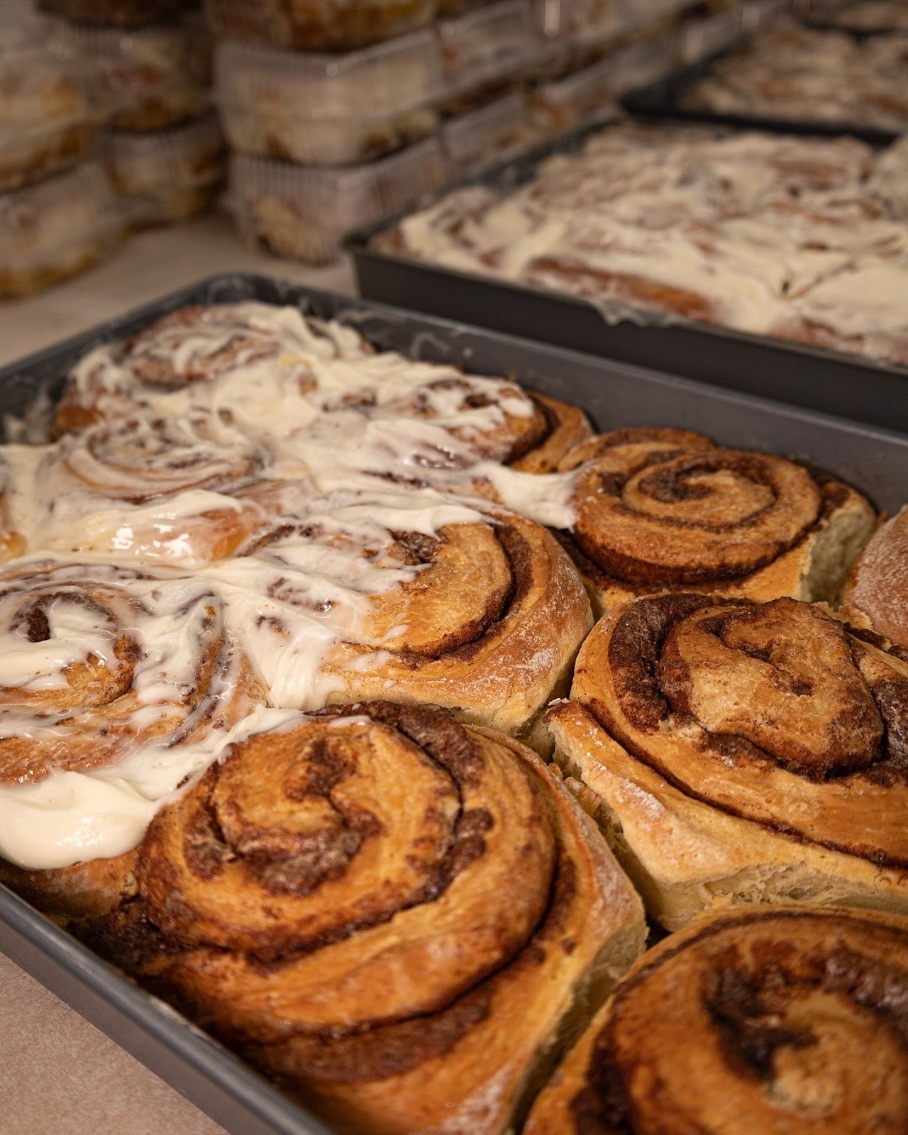 Famous Cinnamon Rolls at The Cookie Shop
