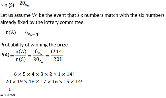 NCERT Soluitons for Class 11 Maths Chapter 16 Probability Image 11