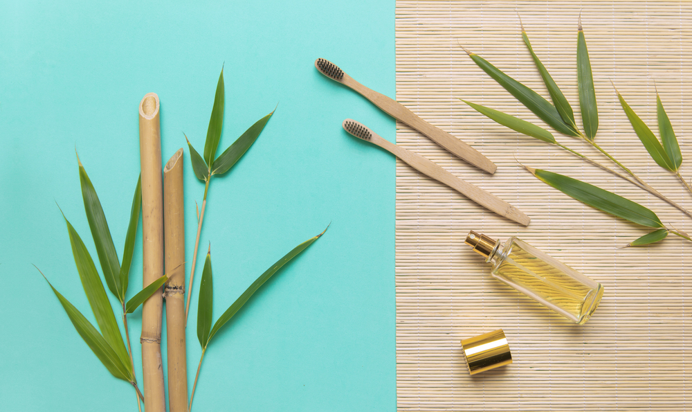 Eco-friendly and biodegradable bamboo products.