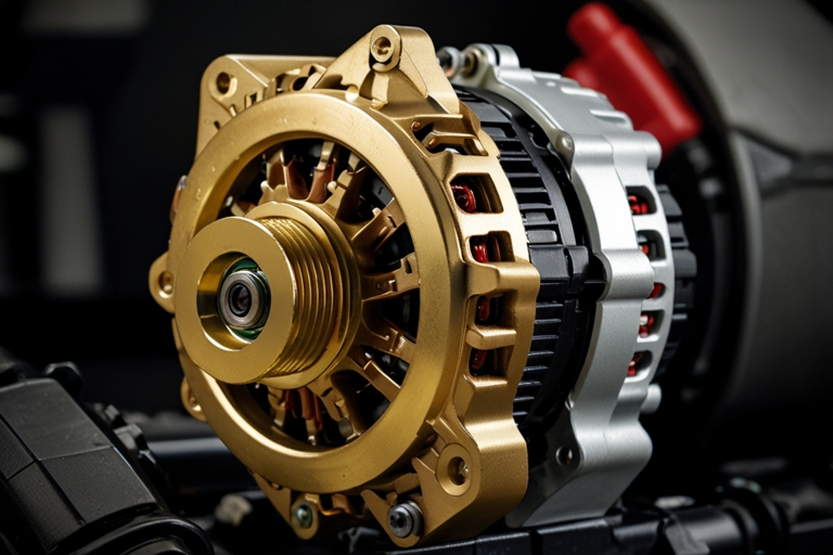duralast gold alternator 7341n ground wire location