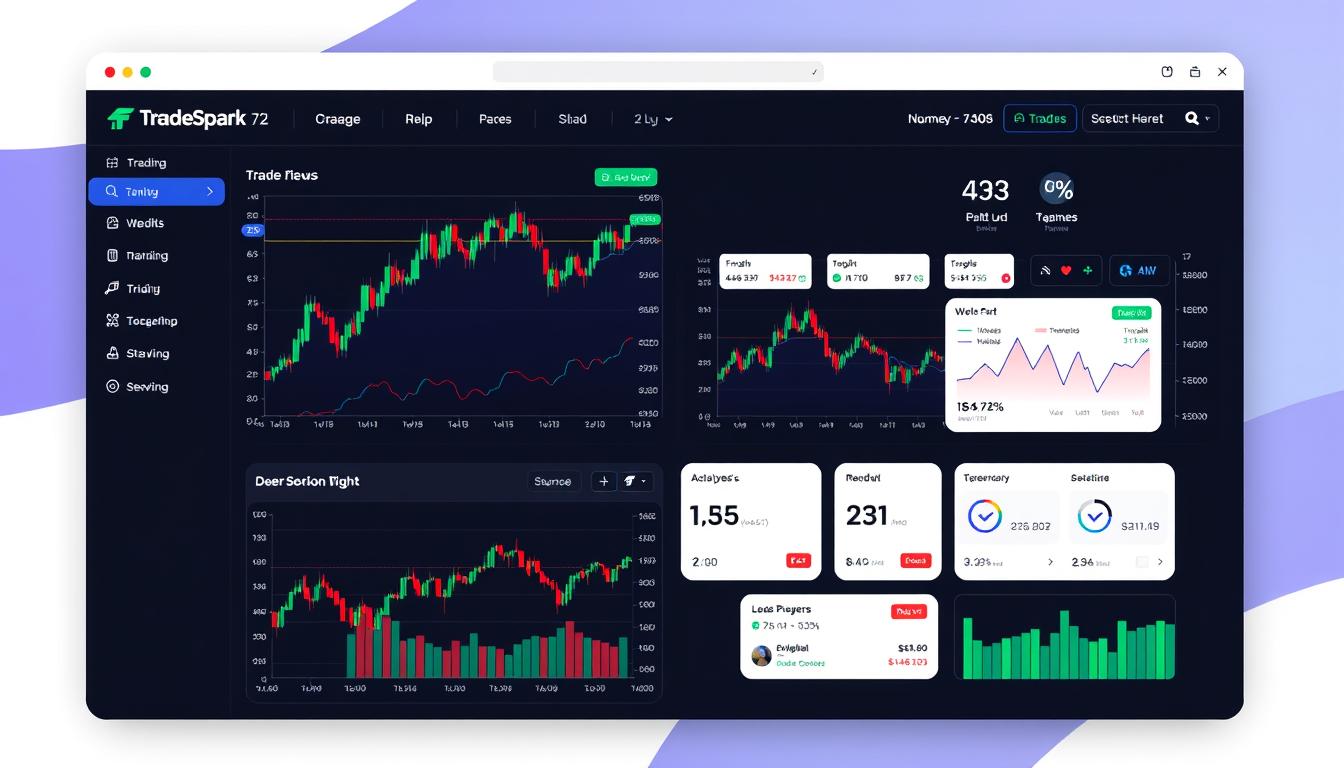 Interfaz de TradeSpark 72 AI