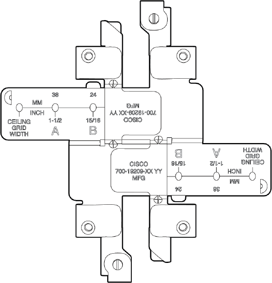 Image of T-Rail mount attachment (AIR-AP-T-RAIL-R) 