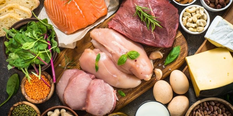 What food is purely protein?