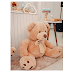 KIDS BIG SIZE LIGHT BRONESH COLOR TEDDY BEAR TOY