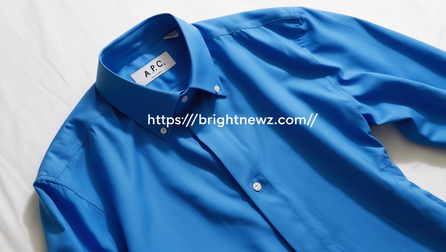  A.P.C. Blue Edouard Shirt