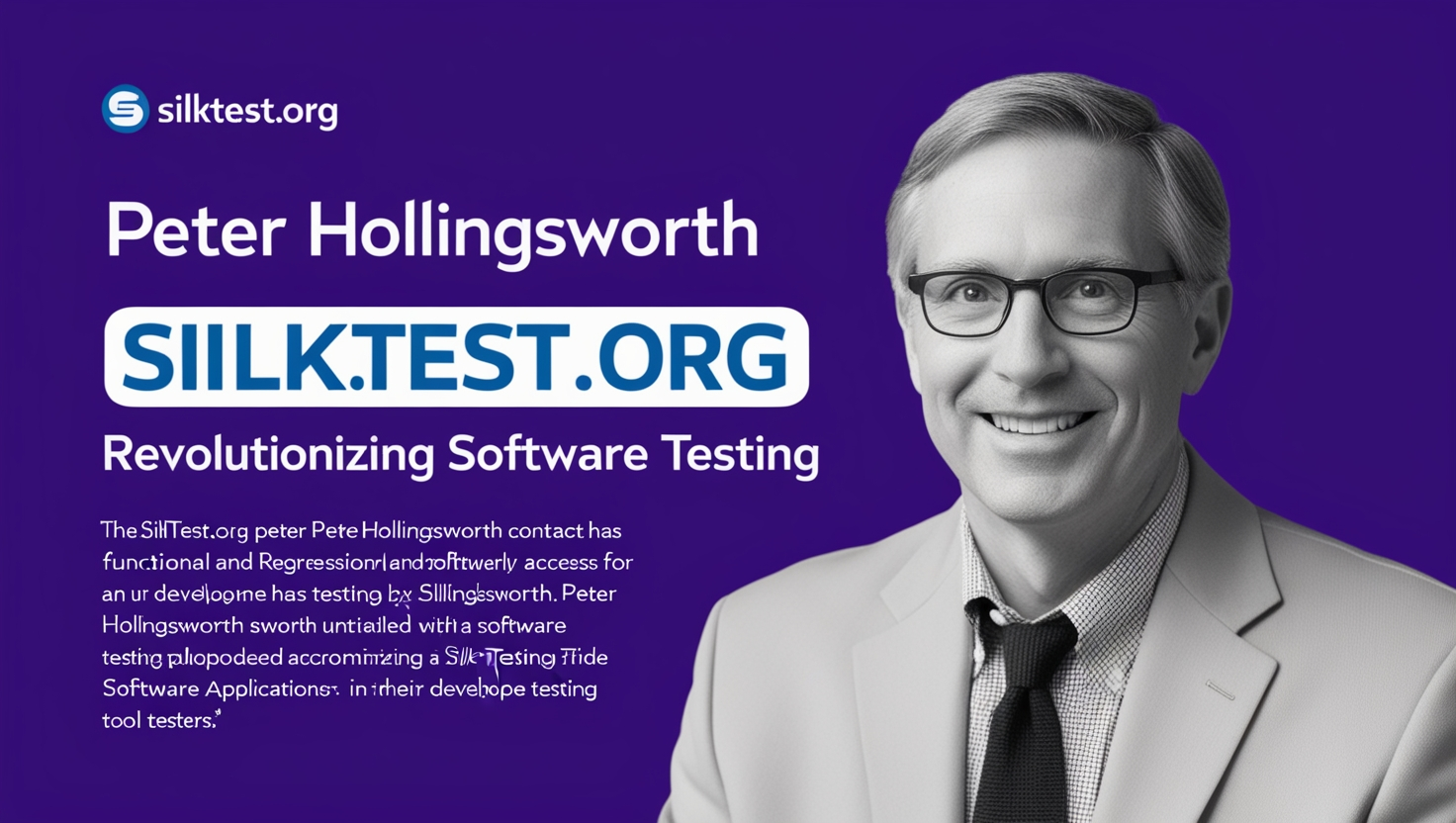 Silktest.org Peter Hollingsworth Contact