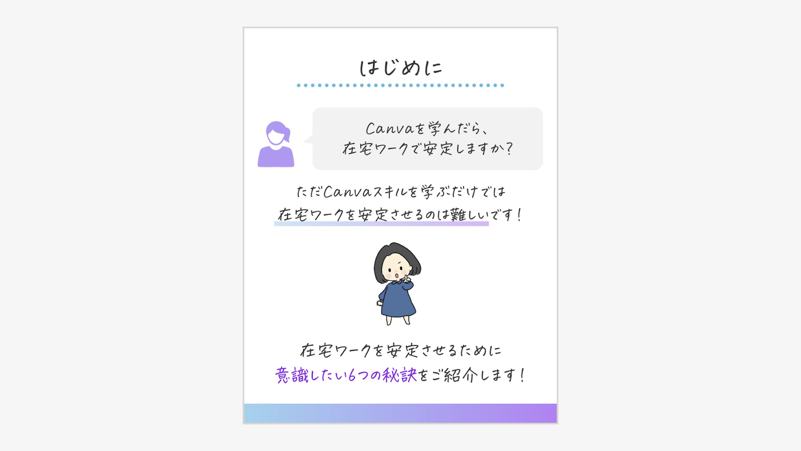10枚投稿の構成の基本（導入）