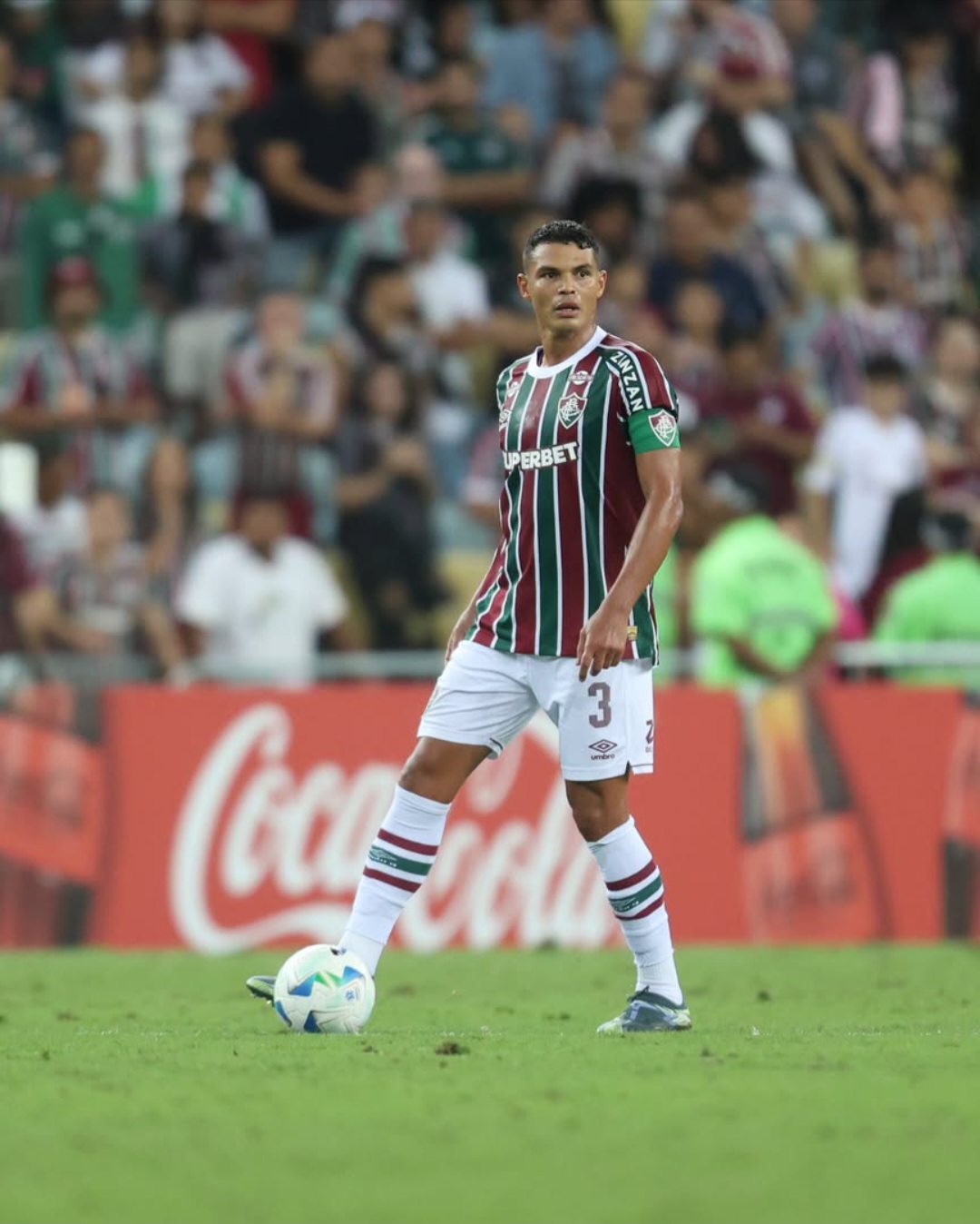 Thiago Silva em partida do Fluminense