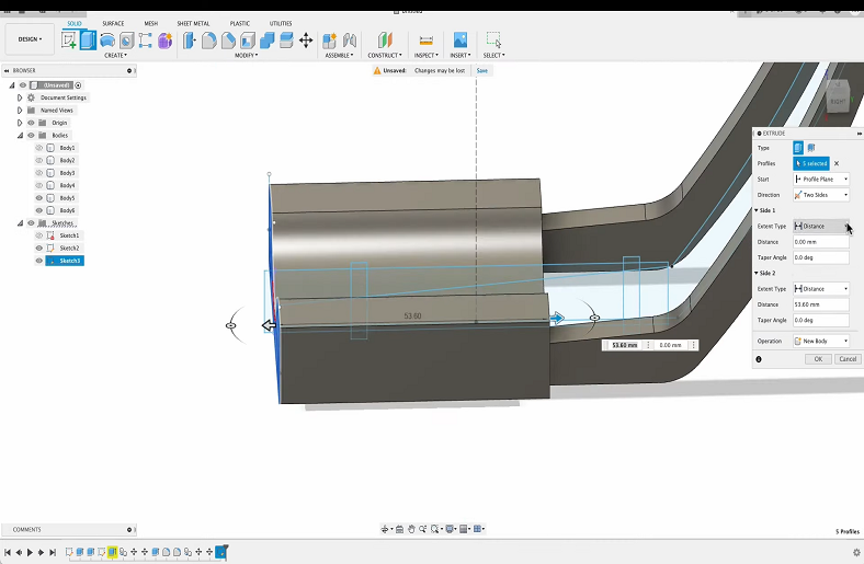 3D printing of object 