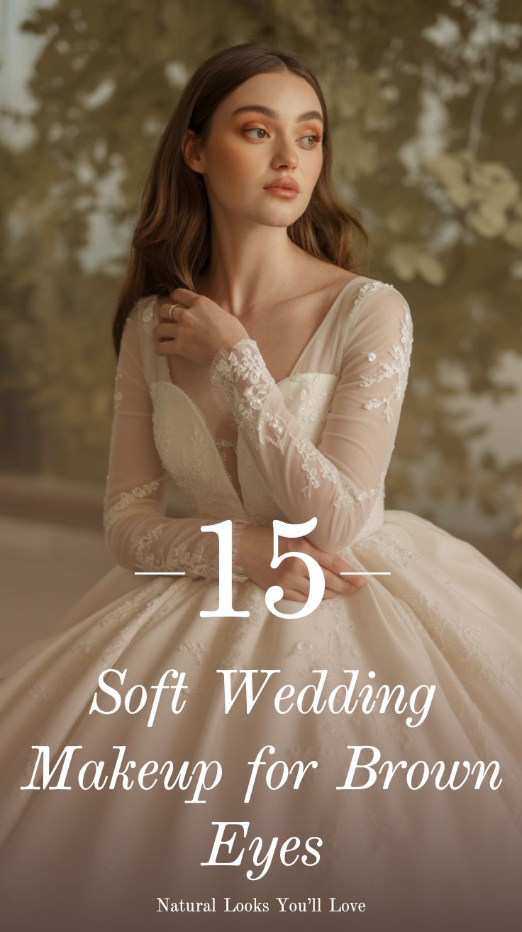 Soft Wedding Makeup for Brown Eyes Natural Looks