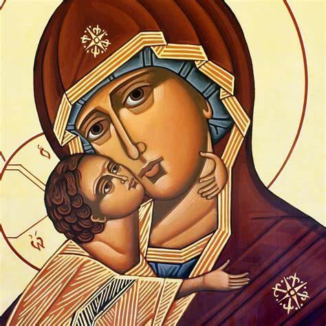 A painting of a person holding a baby

AI-generated content may be incorrect.